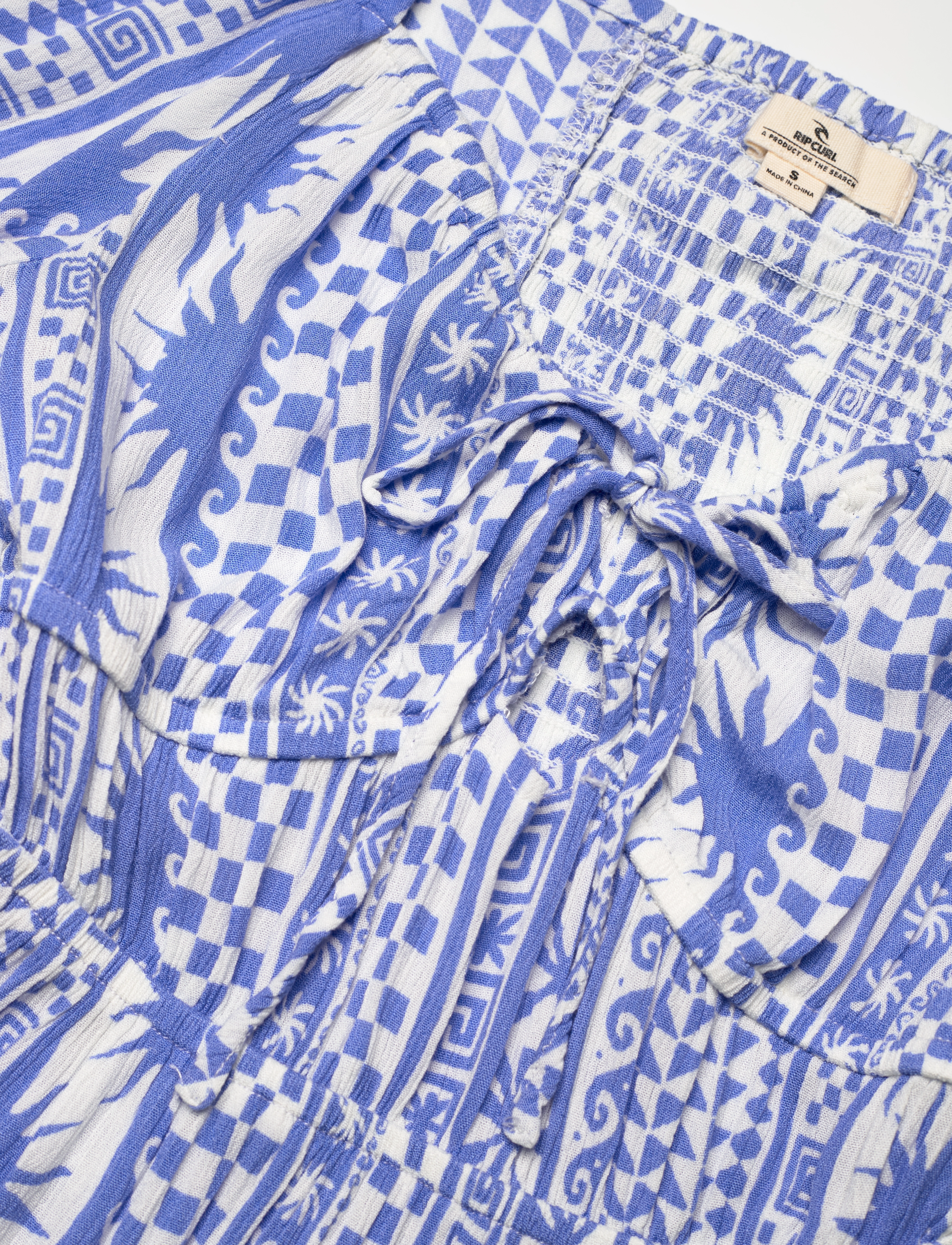 Rip Curl - SAN CARLOS S/S MAXI DRESS - kleider & röcke - blue - 4