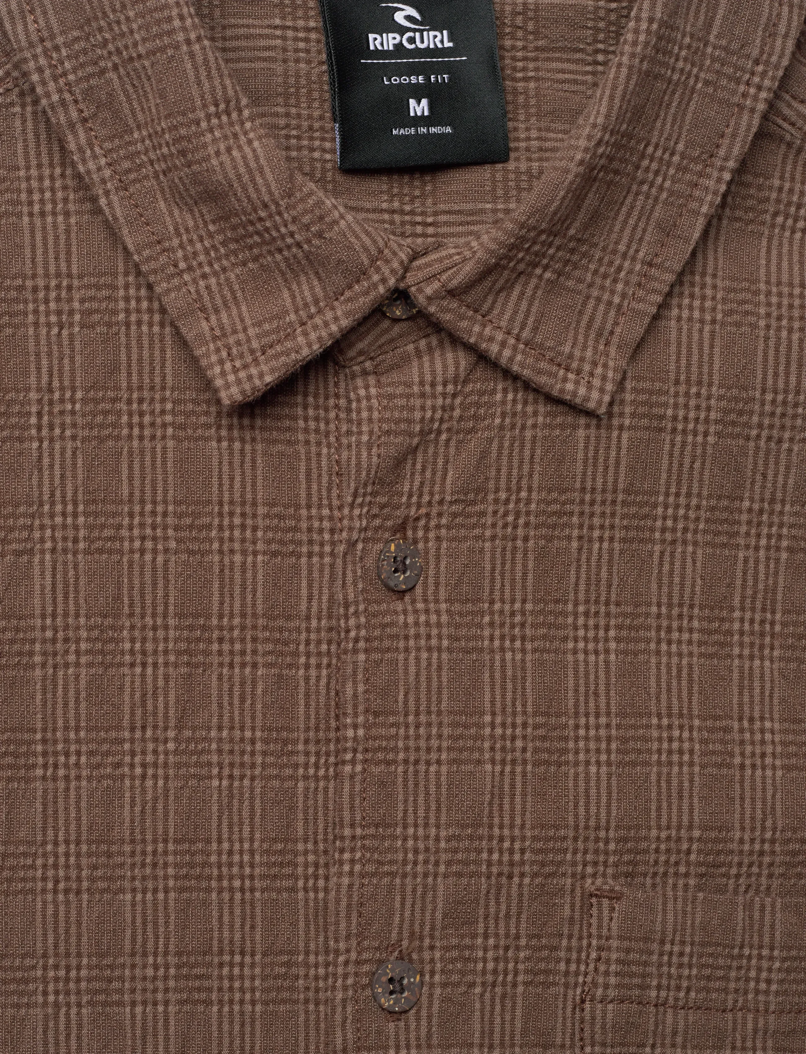 Rip Curl - PREMIUM SURF CHECK S/S - shirts - coffee - 2