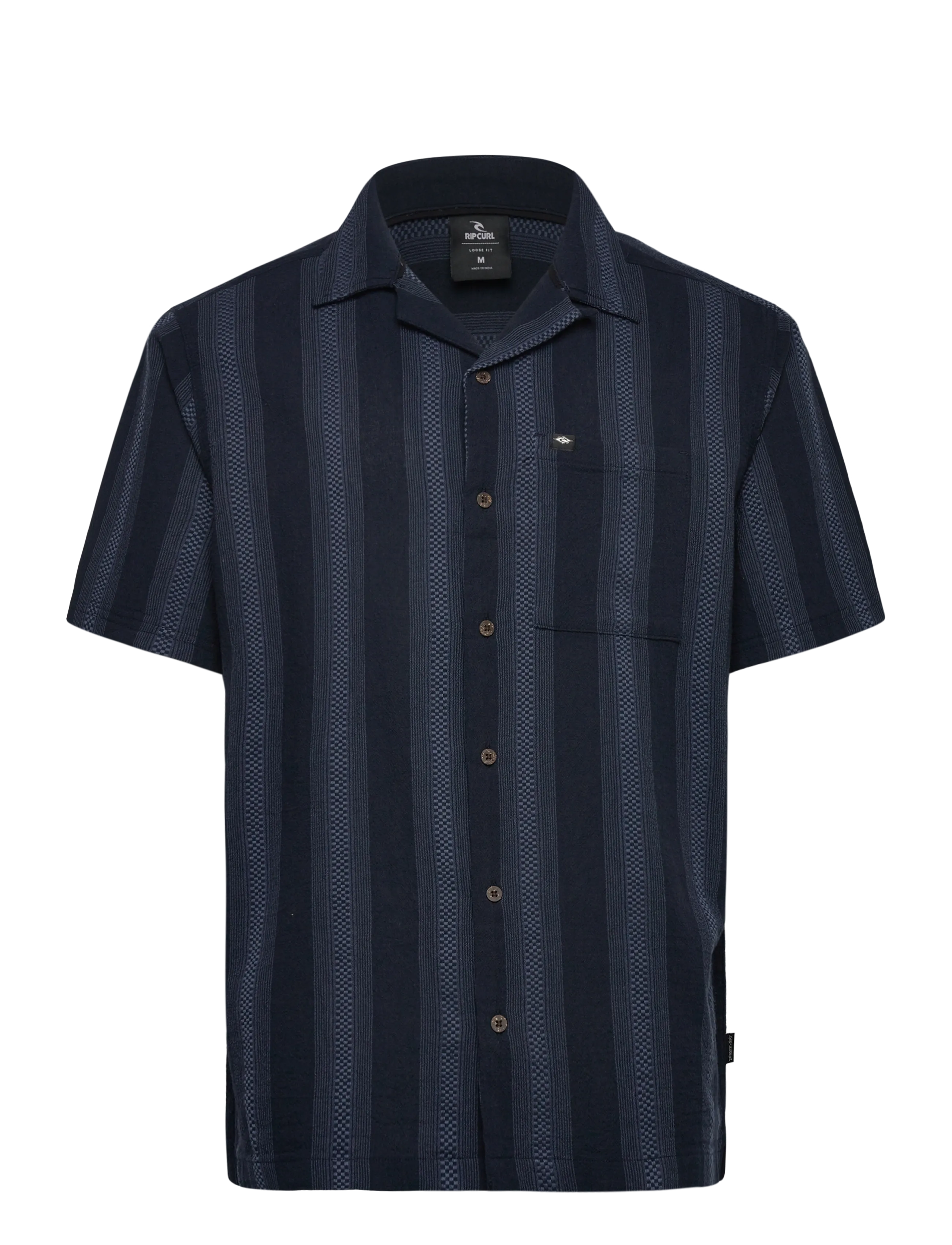 Rip Curl CLASSIC SURF WEAVER S/S SHIRT - T-särgid - DARK NAVY / navy