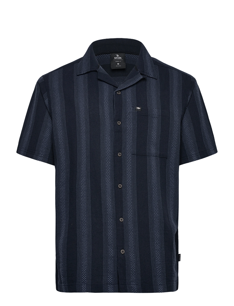 Rip Curl - CLASSIC SURF WEAVER S/S SHIRT - toppe & t-shirts - dark navy - 0