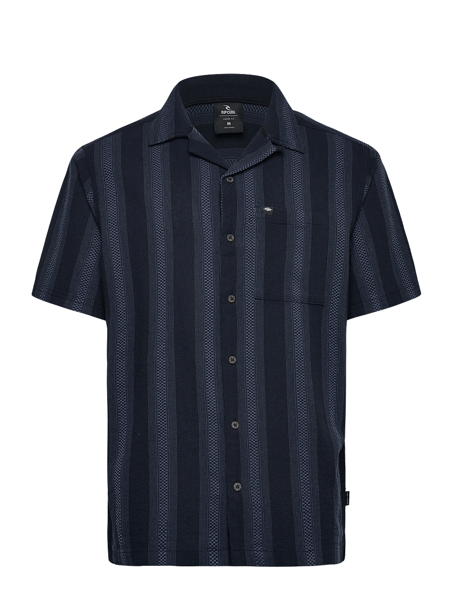 Rip Curl - CLASSIC SURF WEAVER S/S SHIRT - oberteile & t-shirts - dark navy - 0