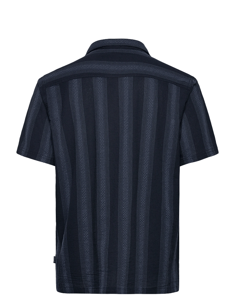 Rip Curl - CLASSIC SURF WEAVER S/S SHIRT - toppe & t-shirts - dark navy - 1