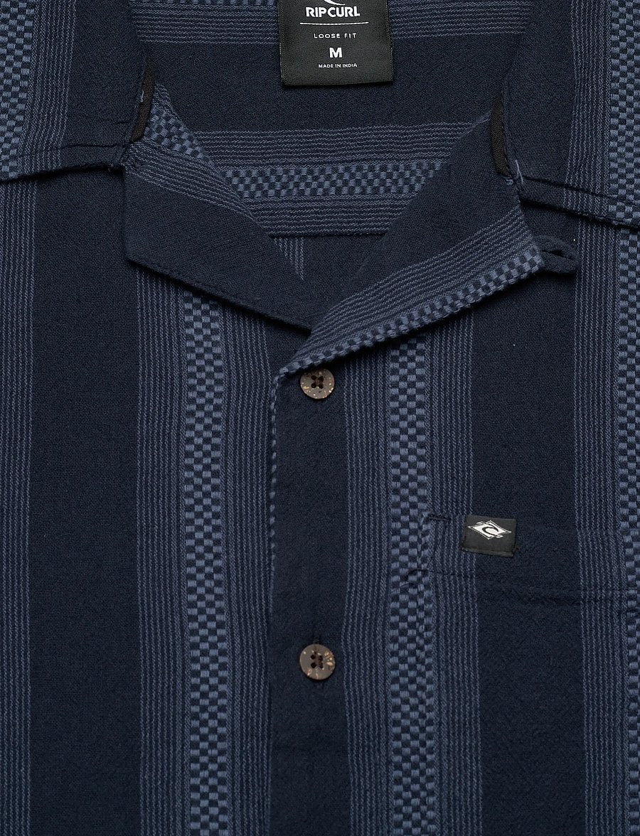 Rip Curl - CLASSIC SURF WEAVER S/S SHIRT - oberteile & t-shirts - dark navy - 2