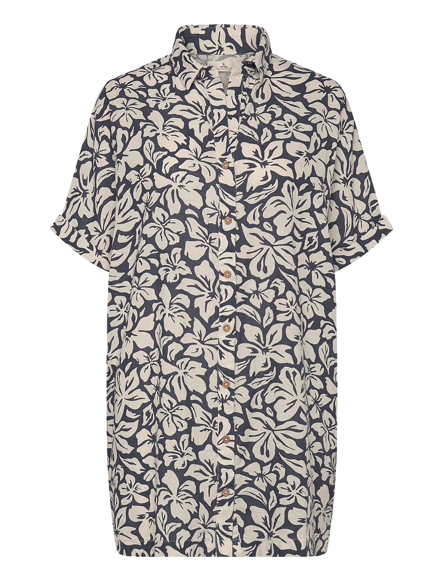 Rip Curl - LAS DALIAS SS SHIRT DRESS - kläder - navy - 1