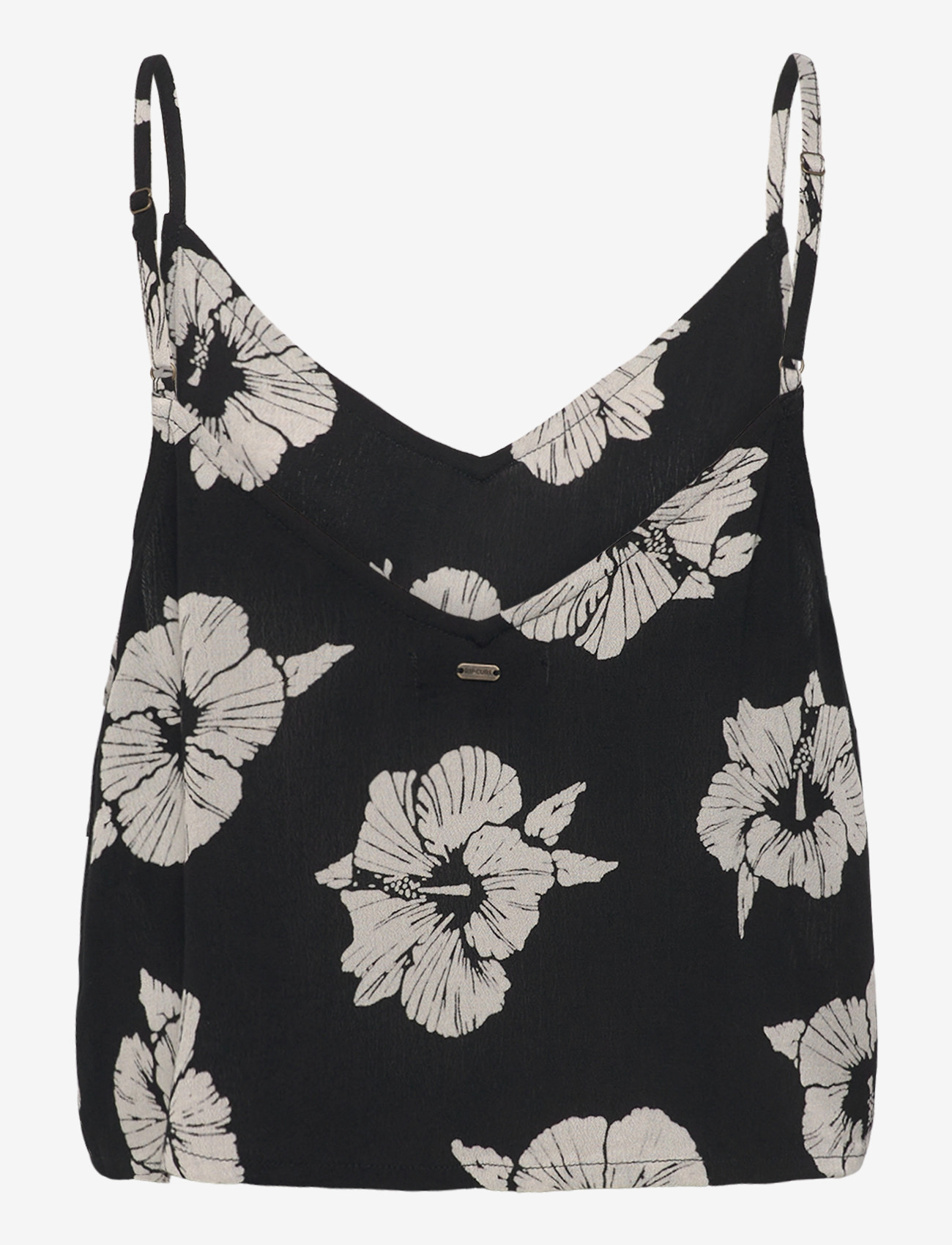Rip Curl - PARTY PACK CAMI - crop tops - black/off white - 1