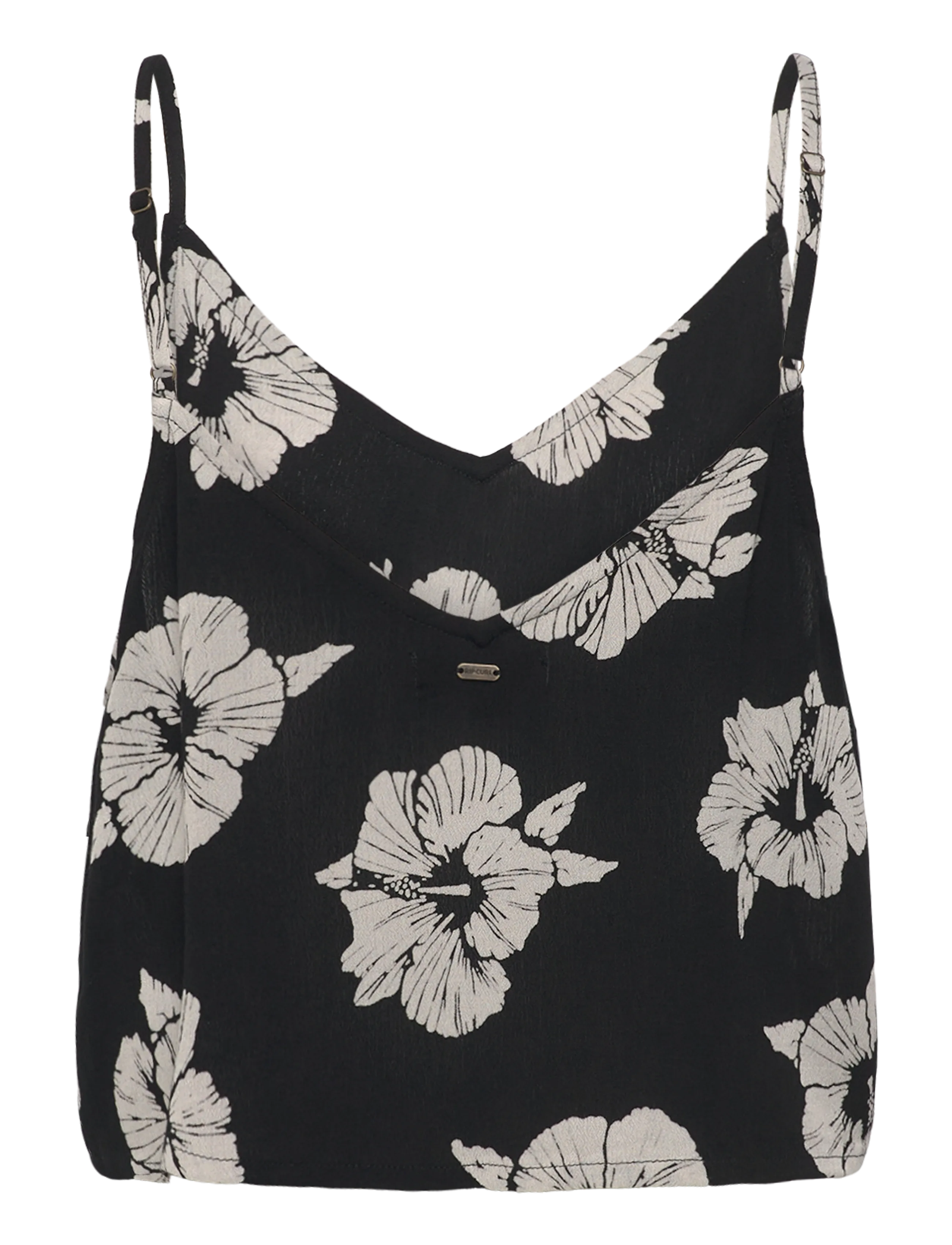 Rip Curl - PARTY PACK CAMI - crop tops - black/off white - 1