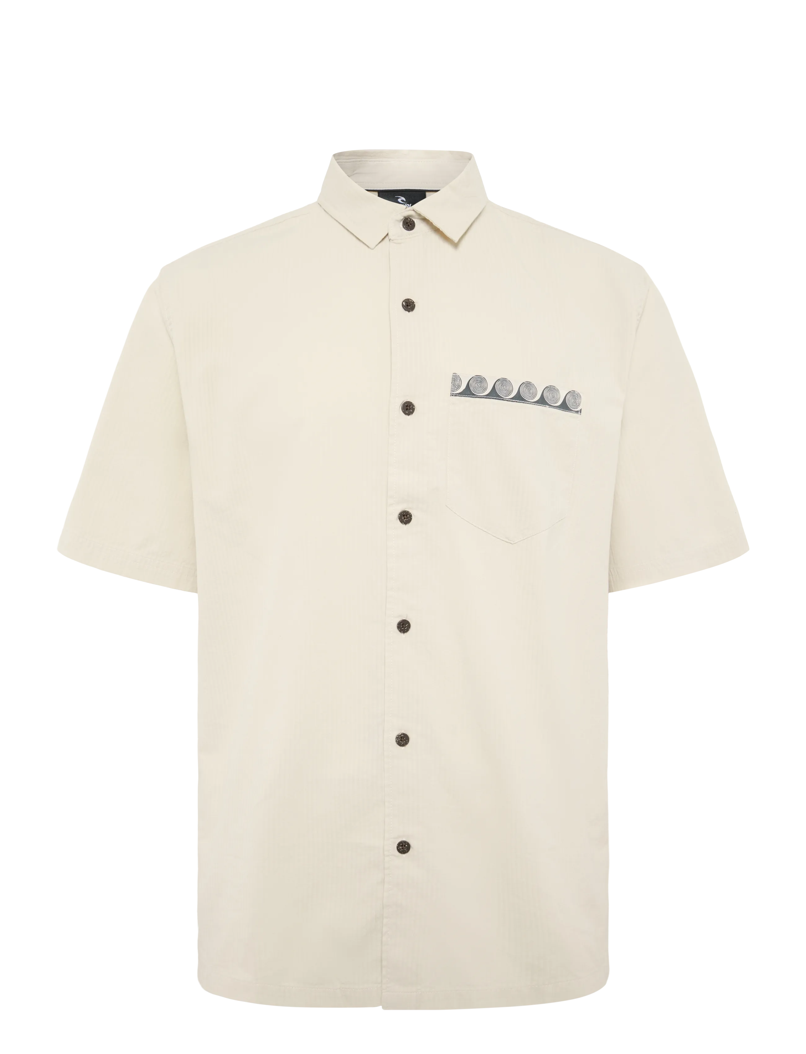Rip Curl AOTS S/S SHIRT - Marškiniai - VINTAGE WHITE / beige