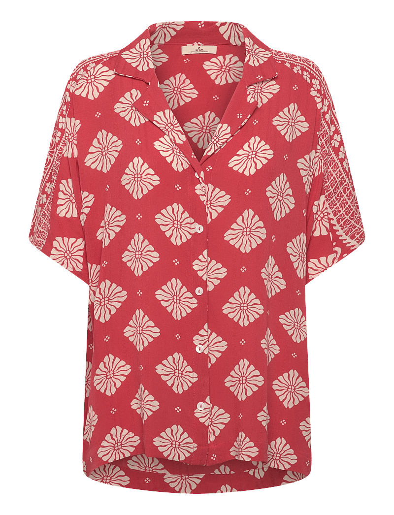 Rip Curl - VENTURA VISCOSE S/S SHIRT - hemden - red - 0
