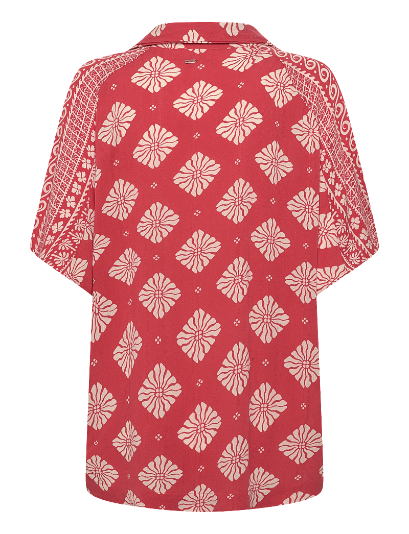 Rip Curl - VENTURA VISCOSE S/S SHIRT - hemden - red - 1
