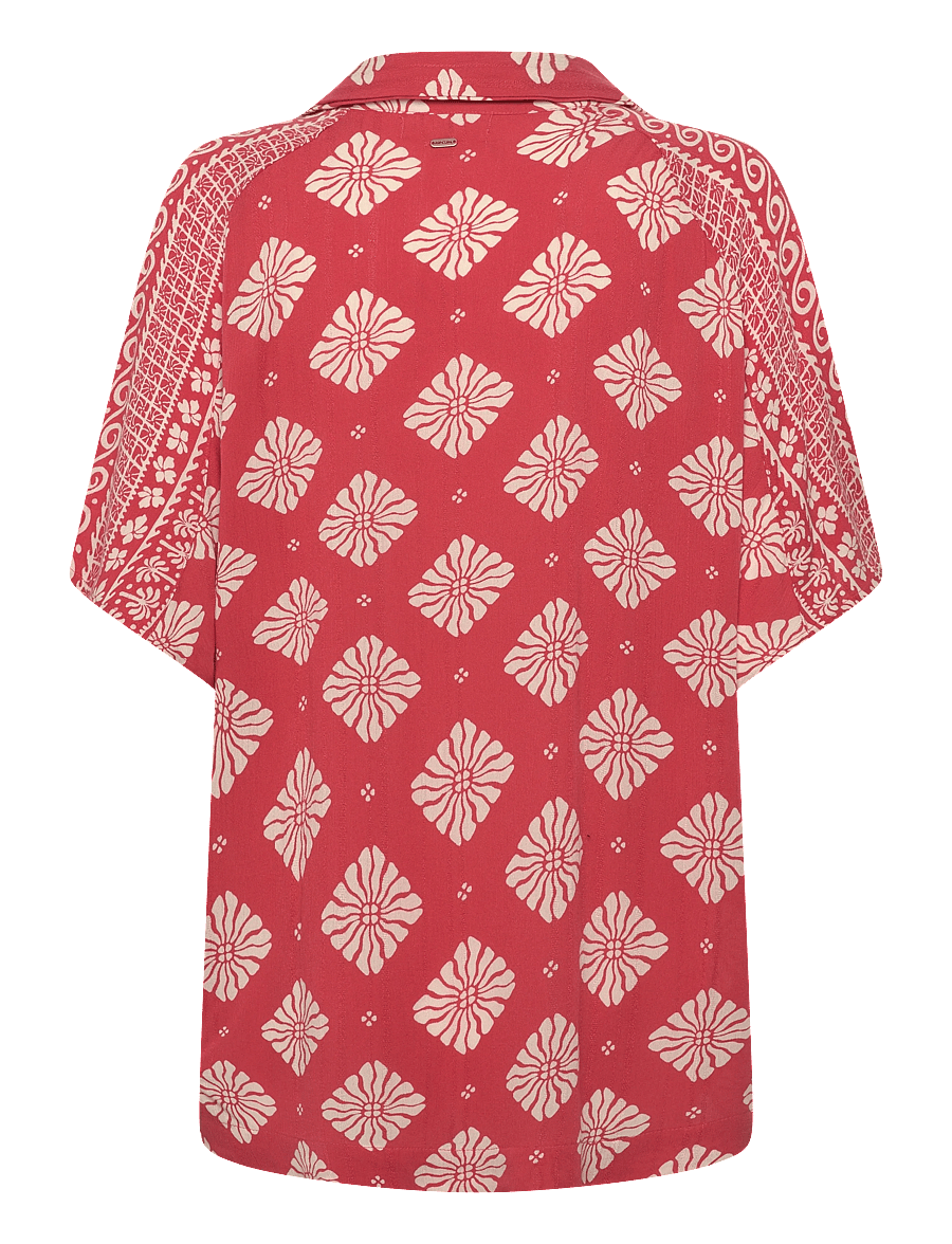 Rip Curl - VENTURA VISCOSE S/S SHIRT - shirts - red - 1