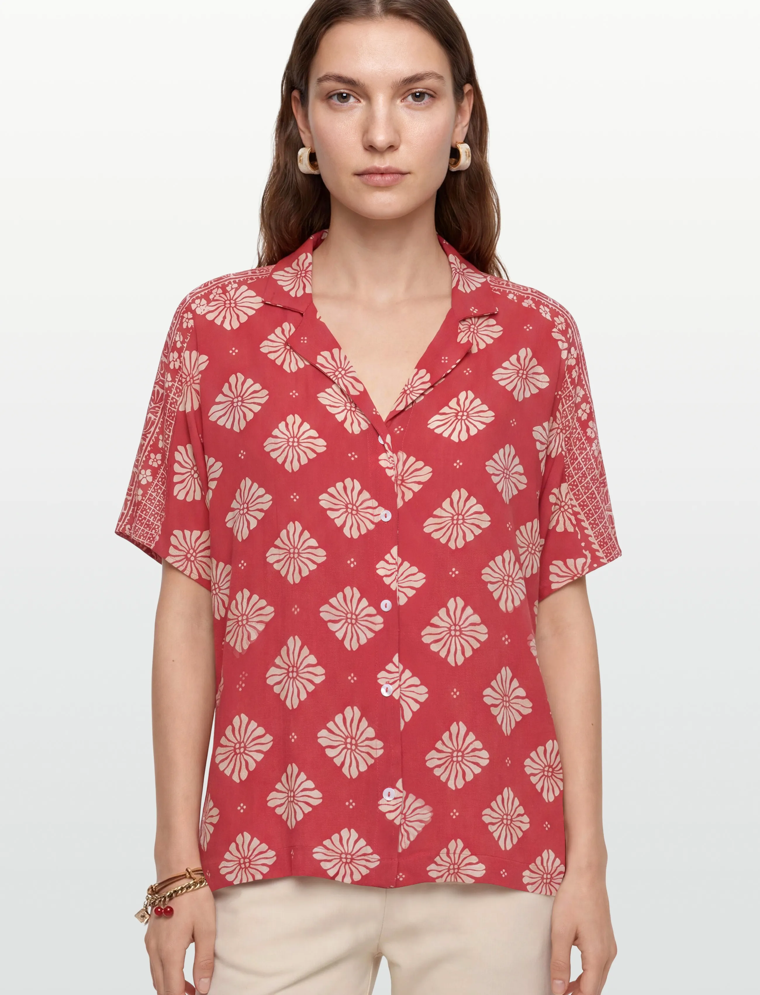 Rip Curl - VENTURA VISCOSE S/S SHIRT - skjorter - red - 3
