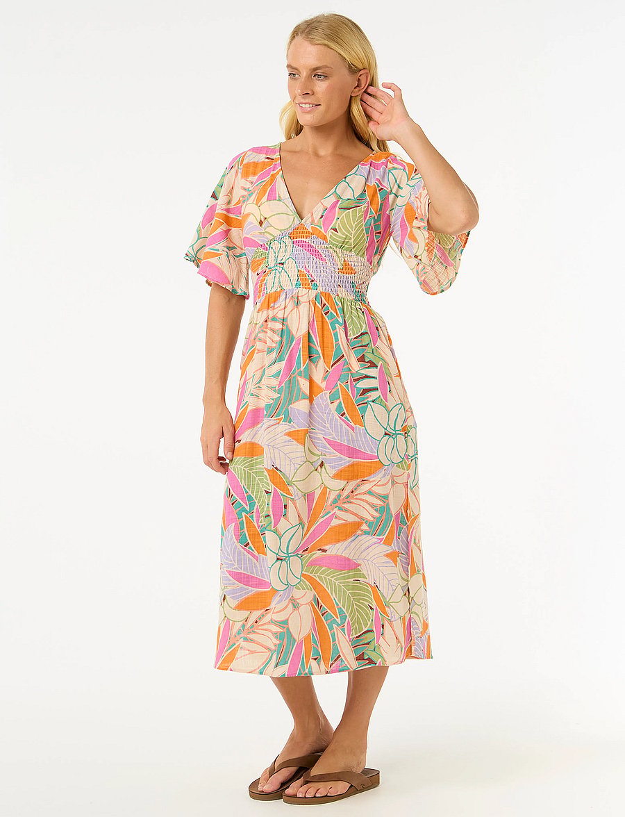 Rip Curl - CALA VADELLA MIDI DRESS - kjoler & nederdele - multi - 5