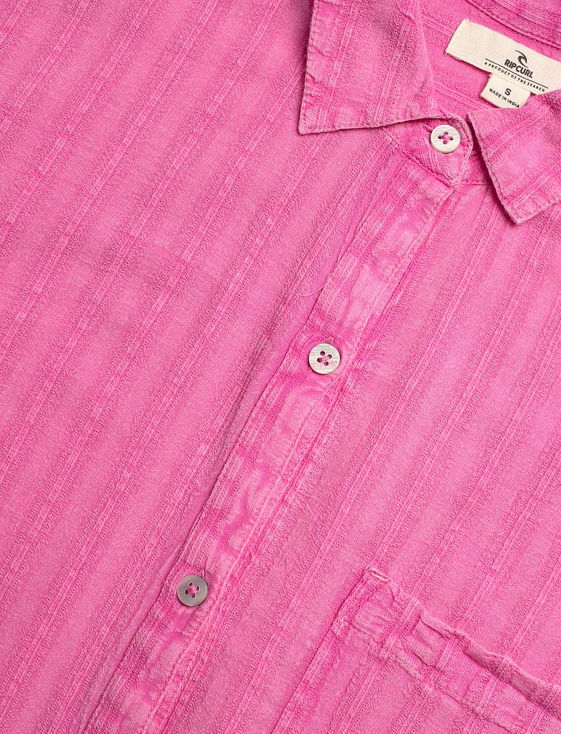 Rip Curl - HOTEL MALIBU EMBROID SHIRT - skjorter - super pink - 2