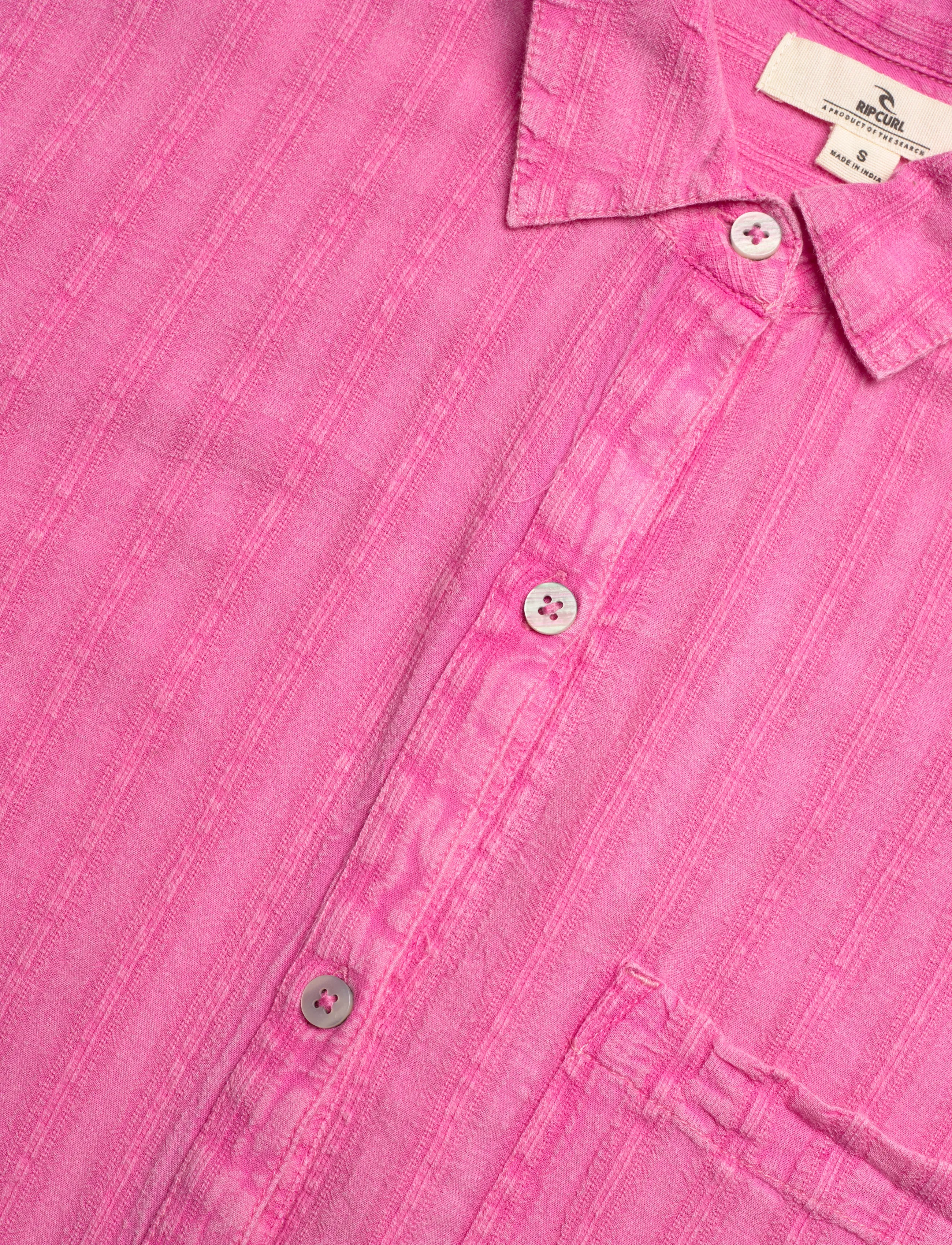 Rip Curl - HOTEL MALIBU EMBROID SHIRT - hemden - super pink - 2