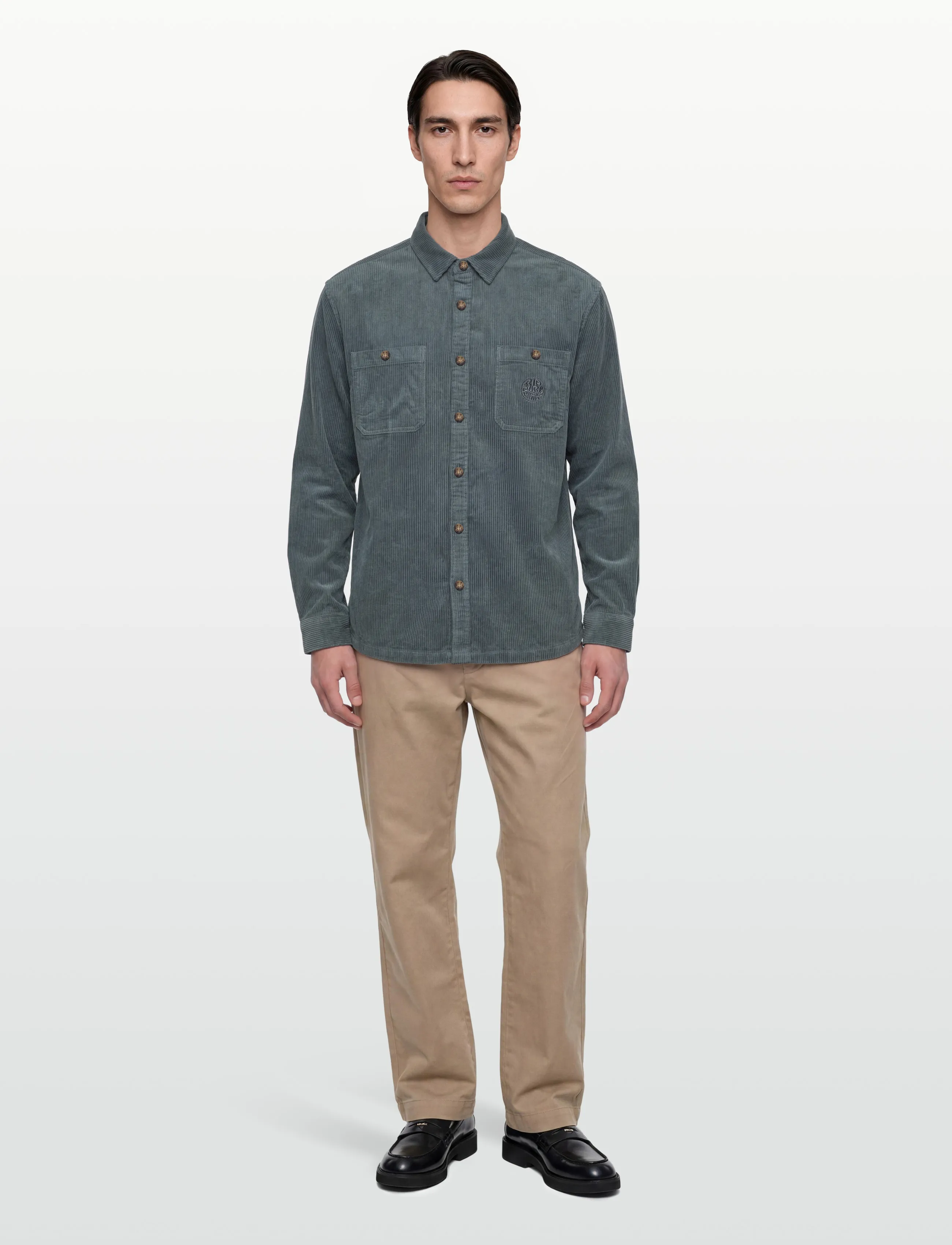 Rip Curl PREMIUM SURF CORD L/S SHIRT - Hemden - PINE NIGHT / blue