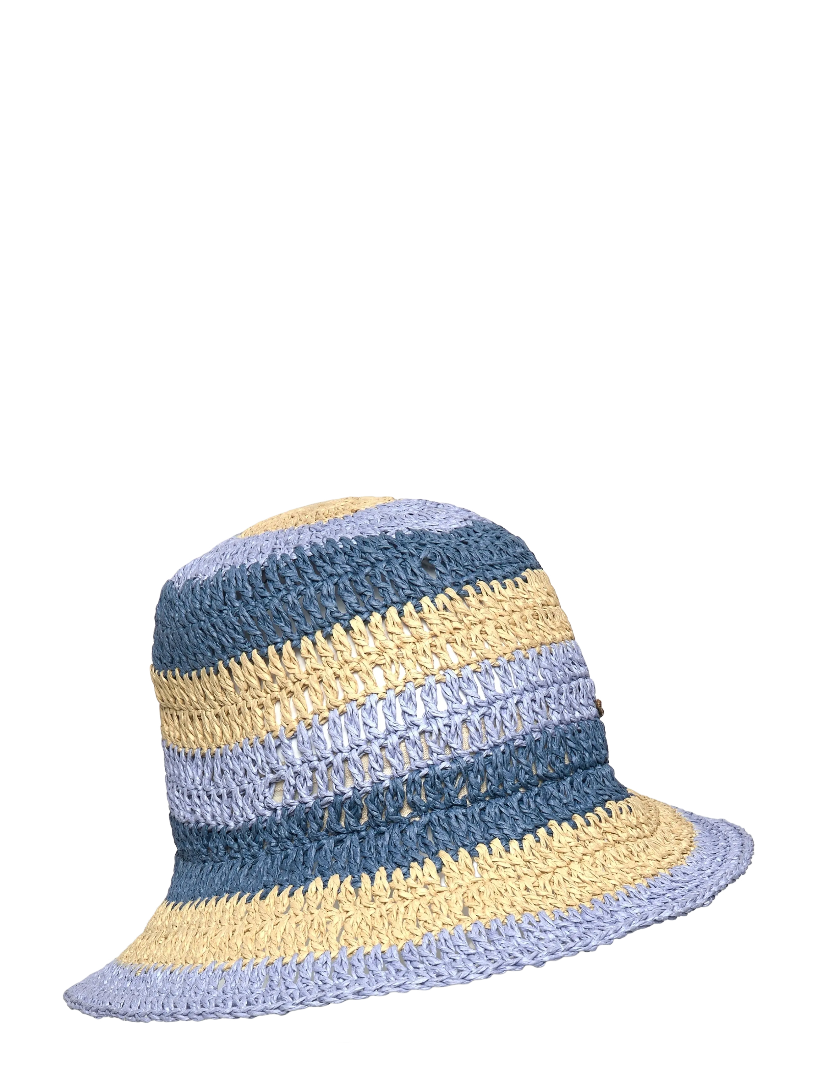 Rip Curl CROCHET BUCKET HAT - Mützen & Caps - BLUE/NATURAL / multi