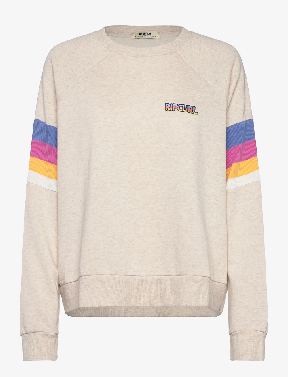 Rip Curl - LAS DALIAS RAGLAN CREW - overdele - oatmeal marle - 1