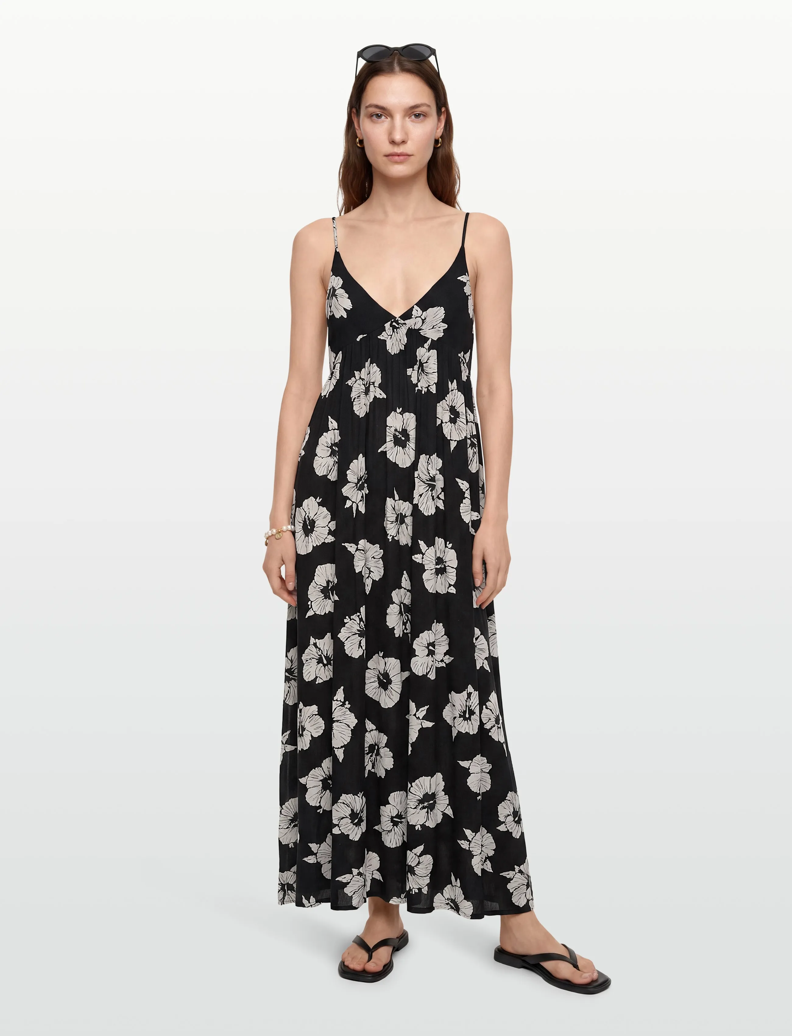 Rip Curl PARTY PACK MAXI - Suknelės - BLACK/OFF WHITE / black
