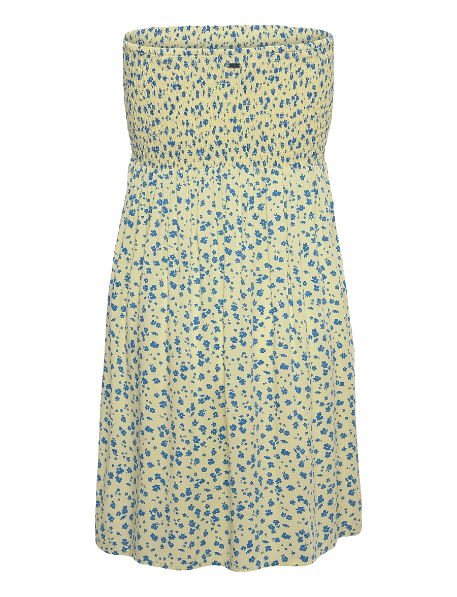 Rip Curl - SURF SIDE SHIRRED DRESS - dresses & skirts - light yellow - 3