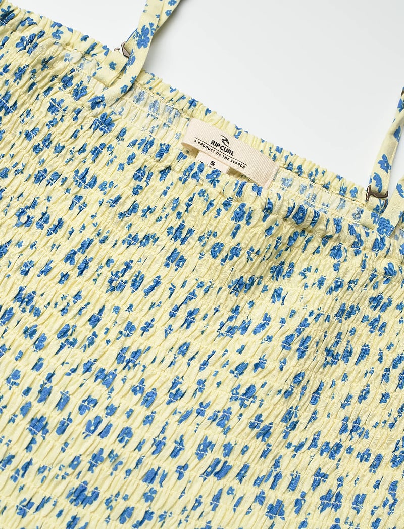 Rip Curl - SURF SIDE SHIRRED DRESS - klänningar & kjolar - light yellow - 4