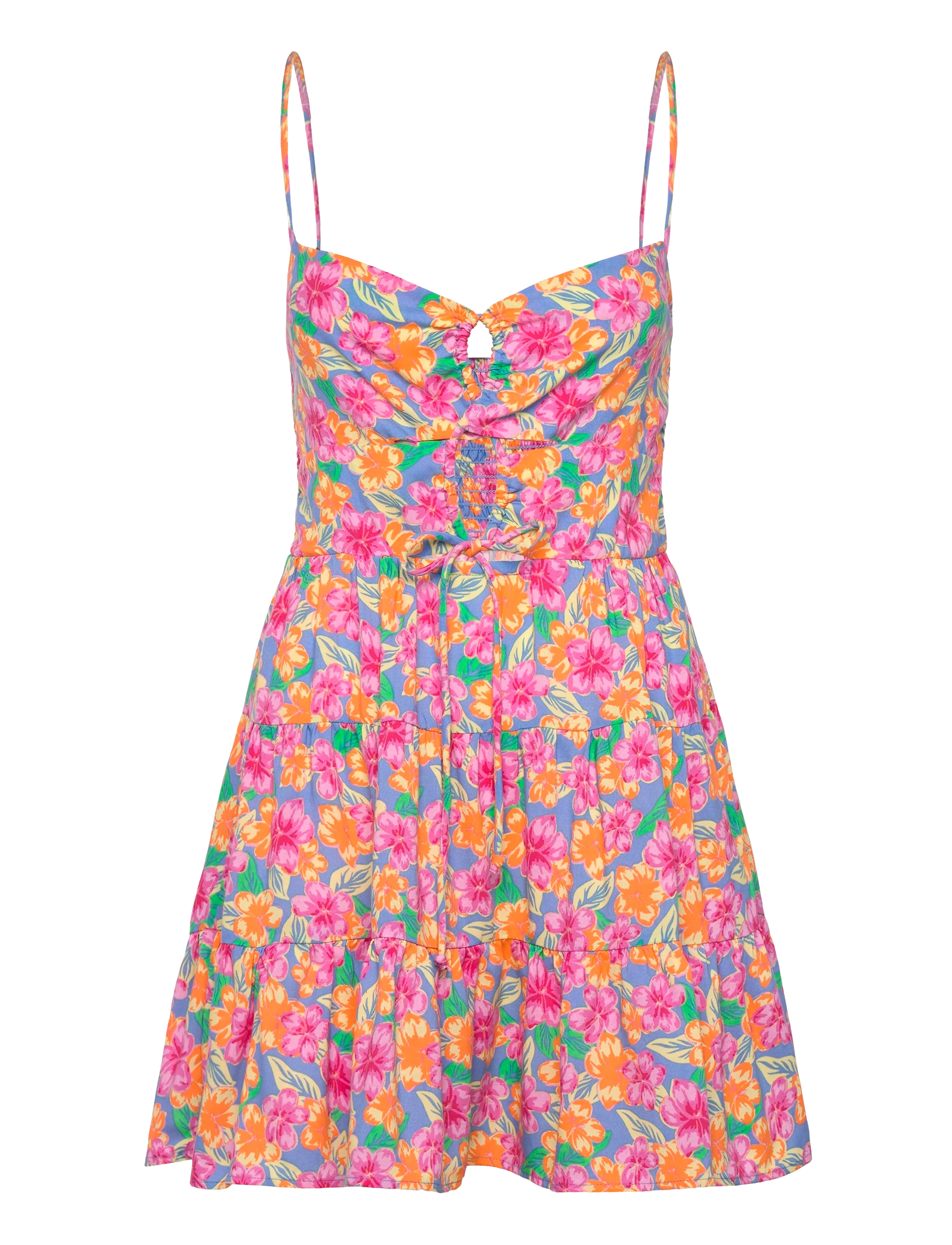 Rip Curl MALIBU COVE MINI DRESS - Kjoler & Nederdele - BLUE / pink/rose