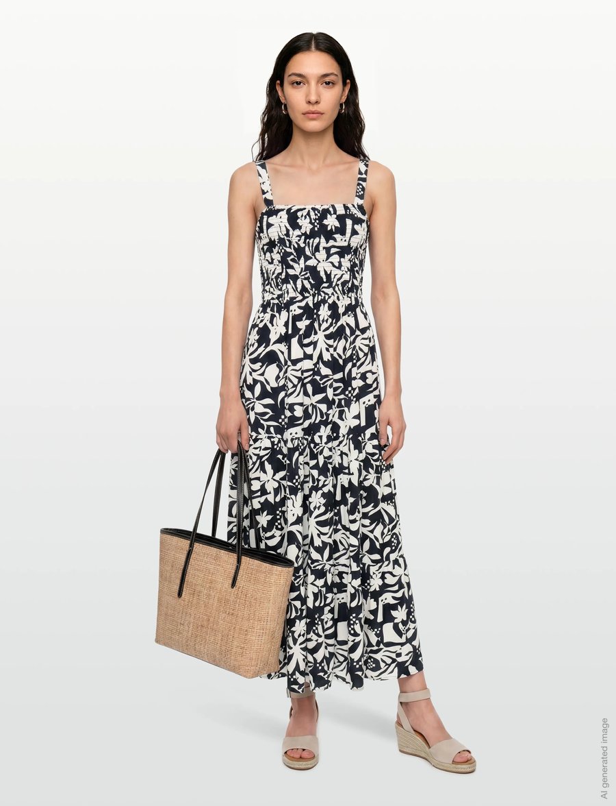 Rip Curl - TOPANGA CANYON MAXI DRESS - bone/black - 0