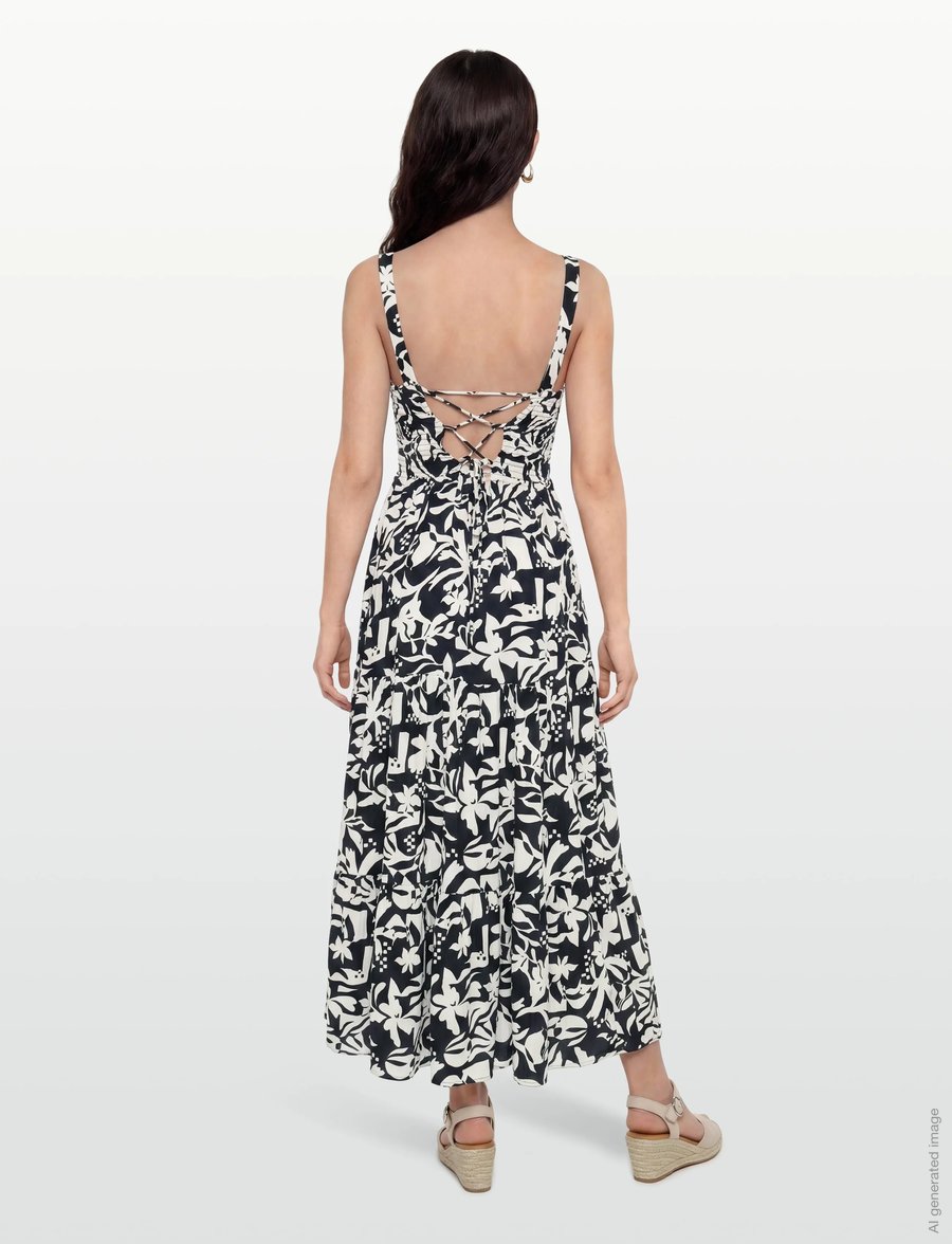 Rip Curl - TOPANGA CANYON MAXI DRESS - bone/black - 4