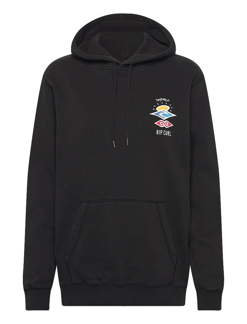 Rip Curl - SEARCH ICON HOOD - overdele - black - 0