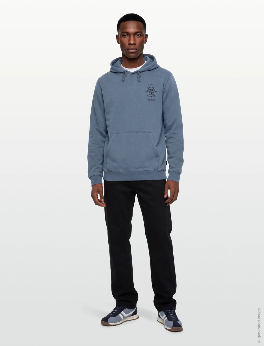 Rip Curl - SEARCH ICON HOOD - huvtröjor - bluefin - 0