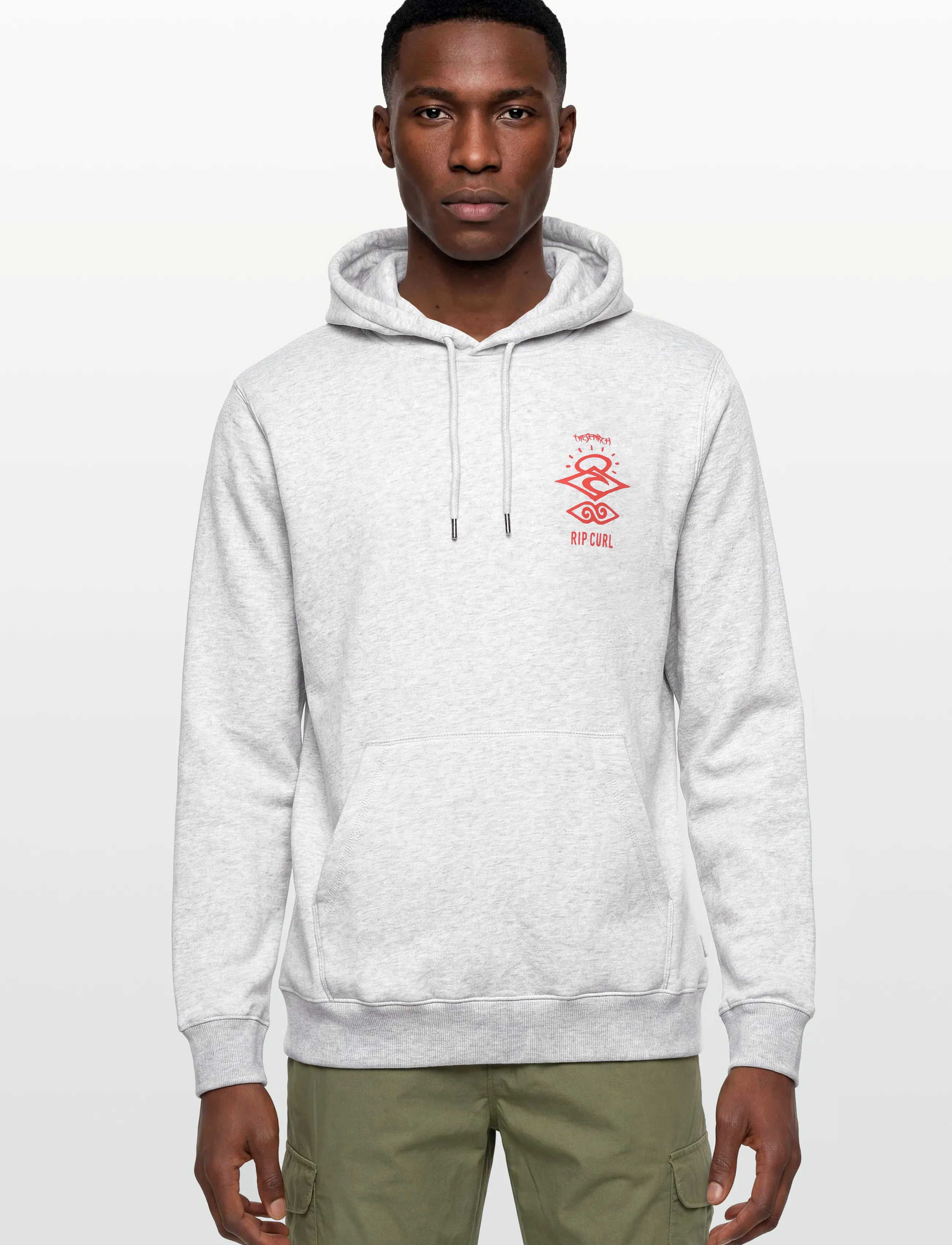 Rip Curl - SEARCH ICON HOOD - huvtröjor - light grey marl - 3