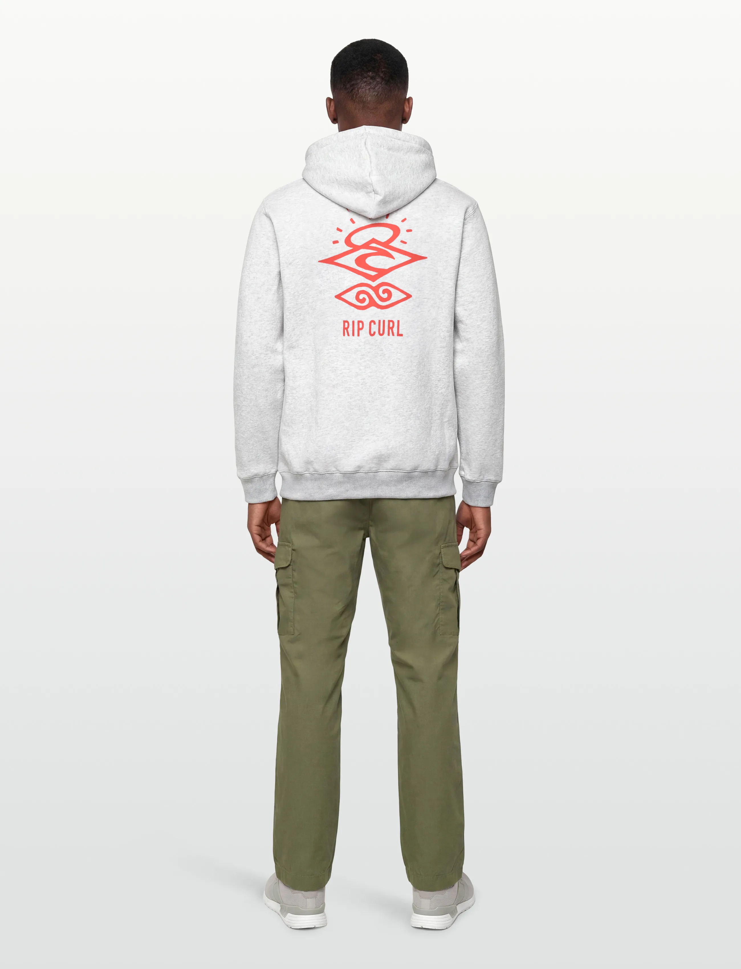 Rip Curl - SEARCH ICON HOOD - huvtröjor - light grey marl - 4