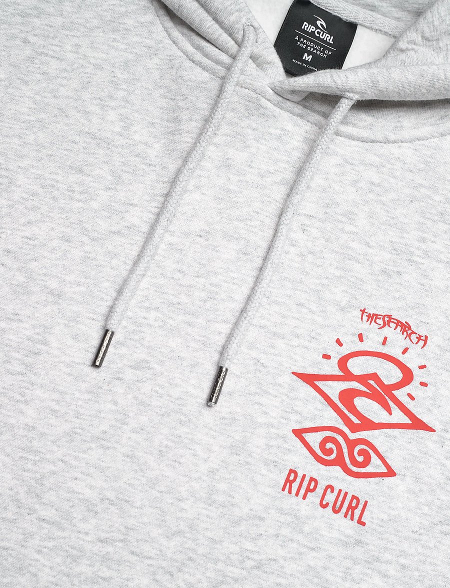Rip Curl - SEARCH ICON HOOD - huvtröjor - light grey marl - 2