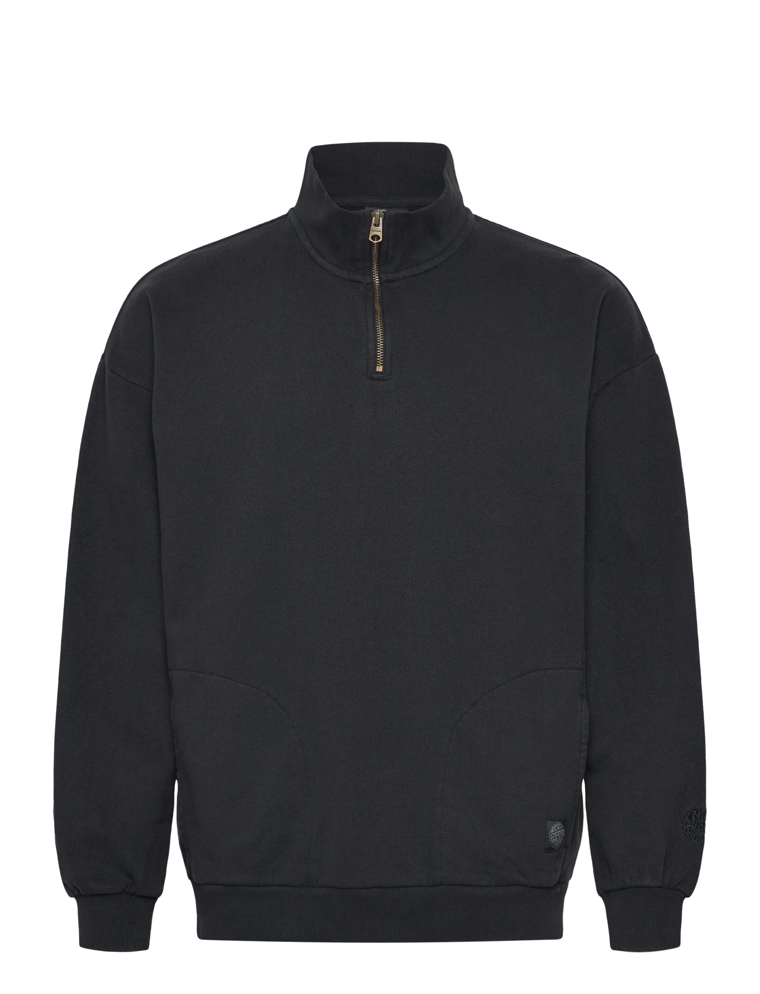 Rip Curl PREMIUM SURF QTR ZIP CREW - Rip Curl - BLACK / black