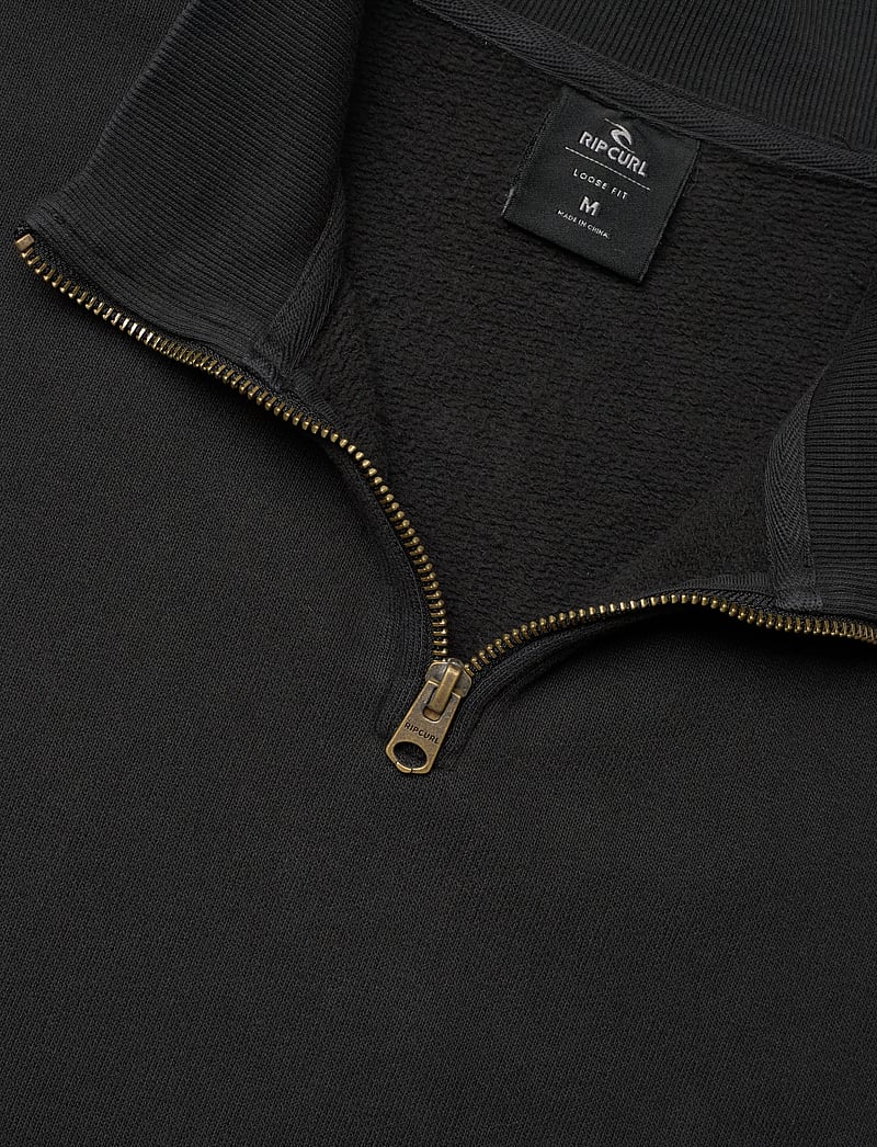 Rip Curl - PREMIUM SURF QTR ZIP CREW - overdele - black - 2
