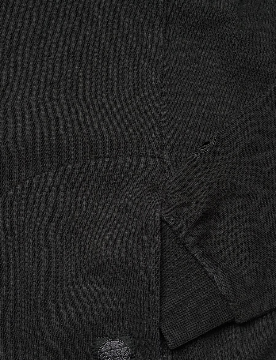 Rip Curl - PREMIUM SURF QTR ZIP CREW - Överdelar - black - 3