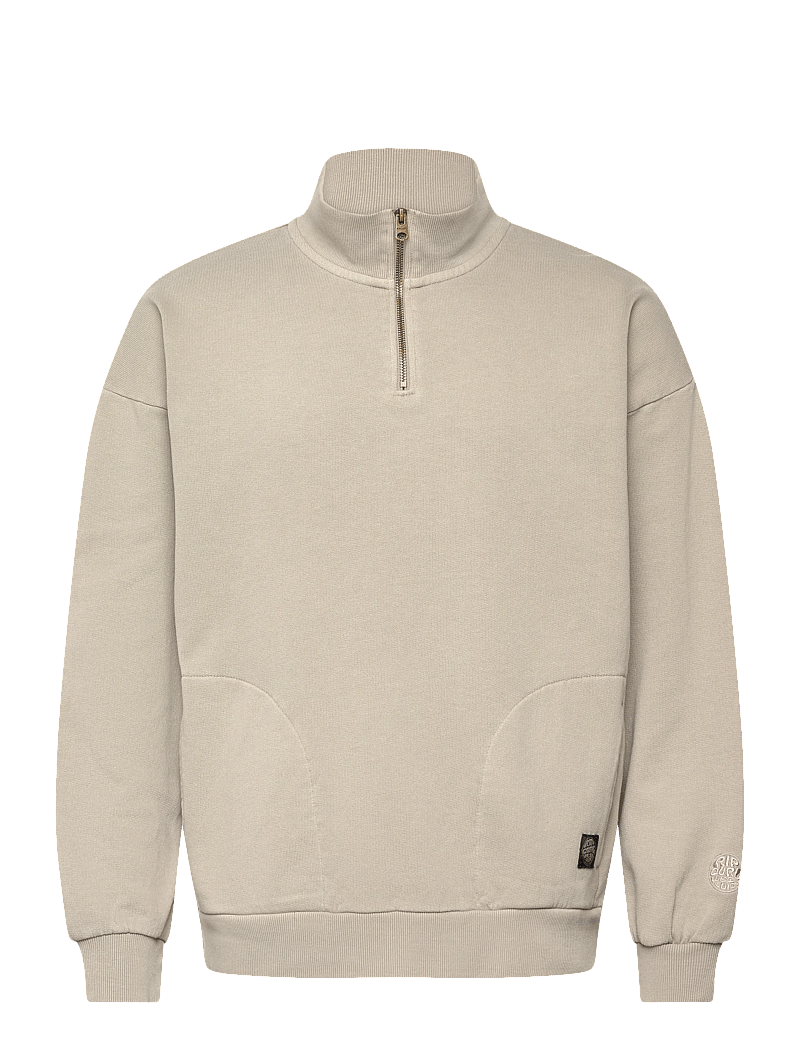 Rip Curl - PREMIUM SURF QTR ZIP CREW - alussärgid - stone - 0