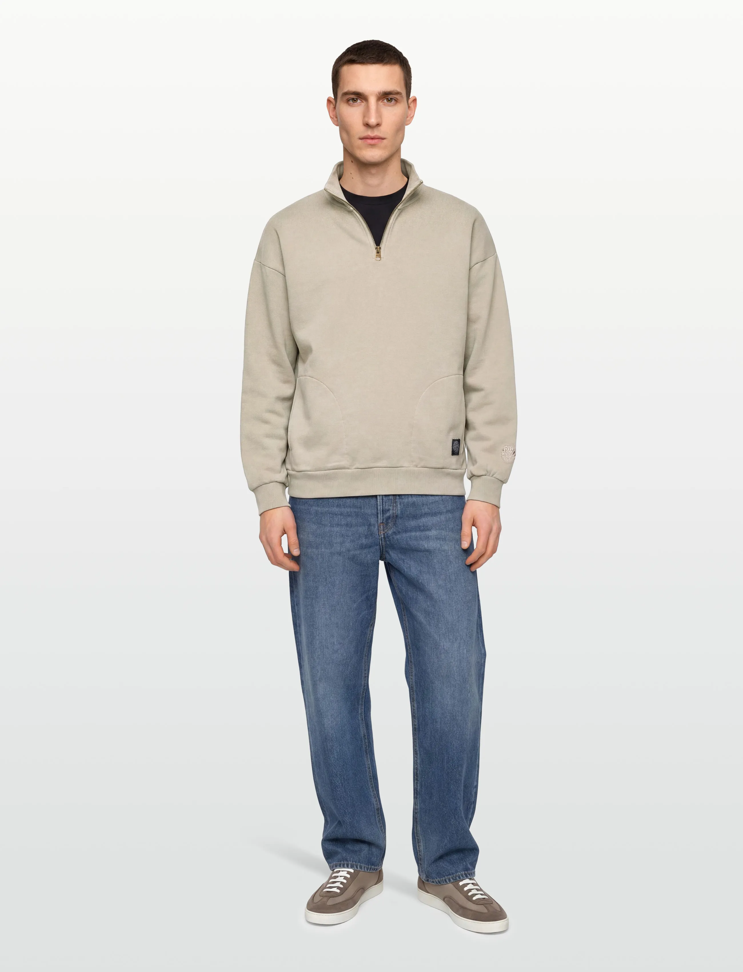 Rip Curl - PREMIUM SURF QTR ZIP CREW - sport - stone - 0