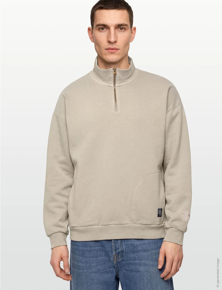 Rip Curl - PREMIUM SURF QTR ZIP CREW - tops - stone - 3