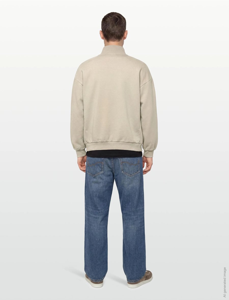 Rip Curl - PREMIUM SURF QTR ZIP CREW - tops - stone - 4