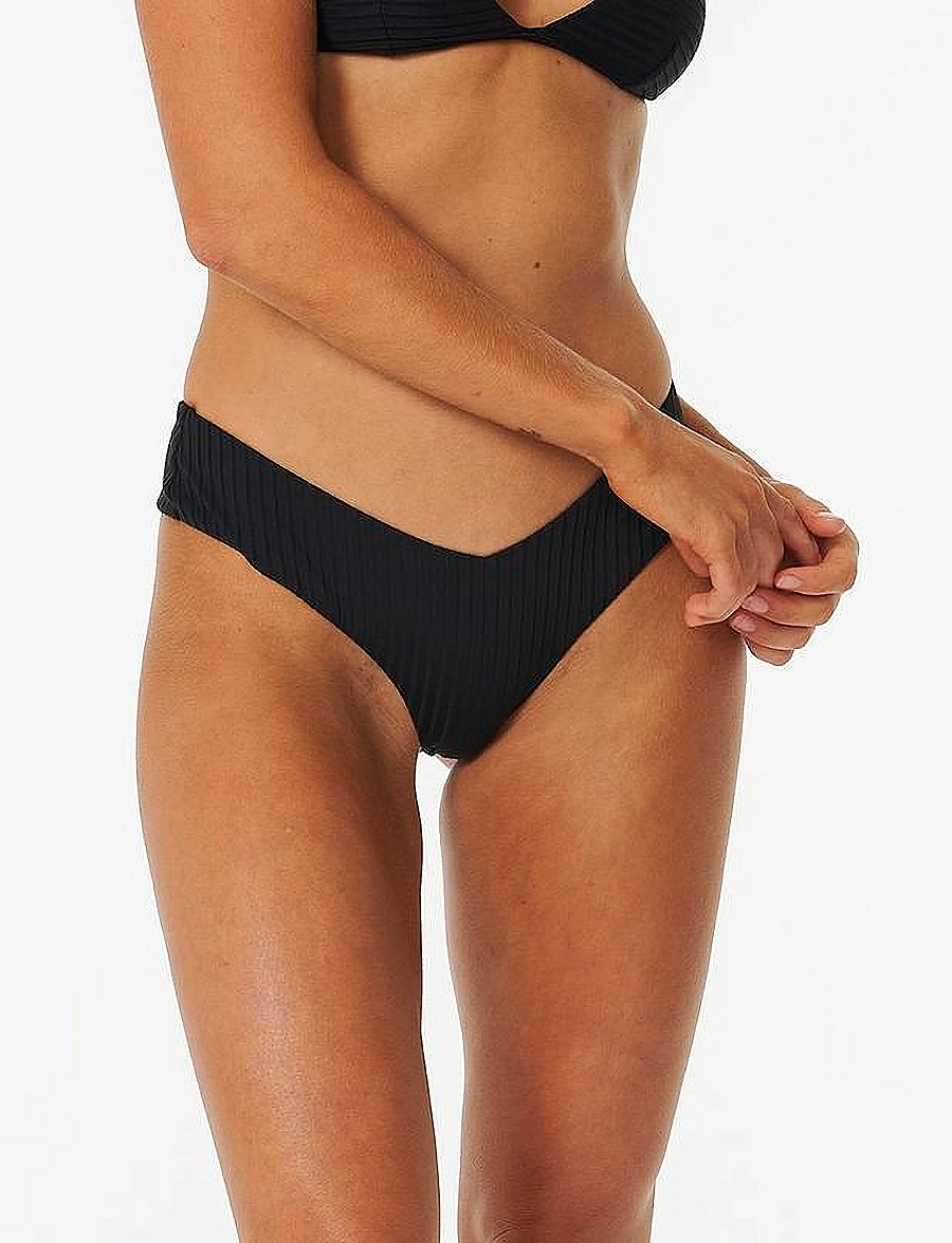 Rip Curl - PREMIUM SURF SKIMPY HIPSTER - sportiga badkläder - black - 0