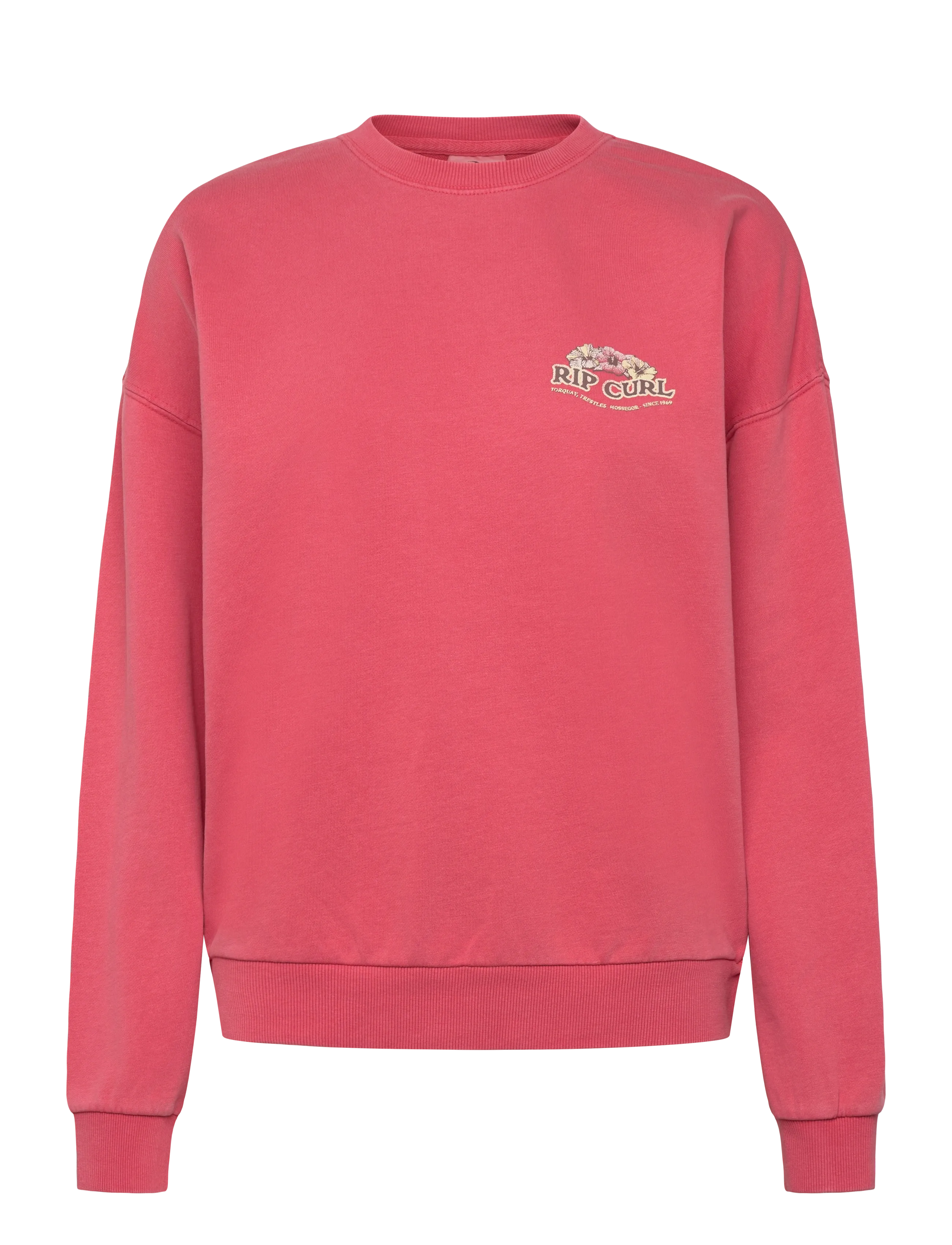 Rip Curl BELLS HERITAGE CREW - Rip Curl - DEEP RED / pink/rose