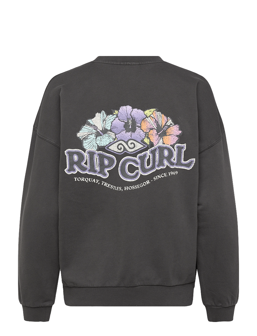 Rip Curl - BELLS HERITAGE CREW - bluzy i swetry - washed black - 1