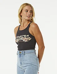 Rip Curl - ENDLESS SUMMER RIBBED TANK - tops zonder mouwen - washed black - 2