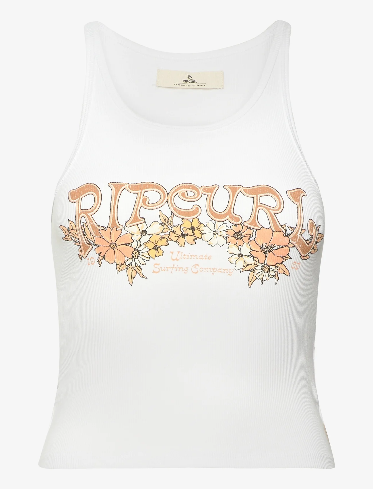 Rip Curl - ENDLESS SUMMER RIBBED TANK - tops zonder mouwen - white - 0