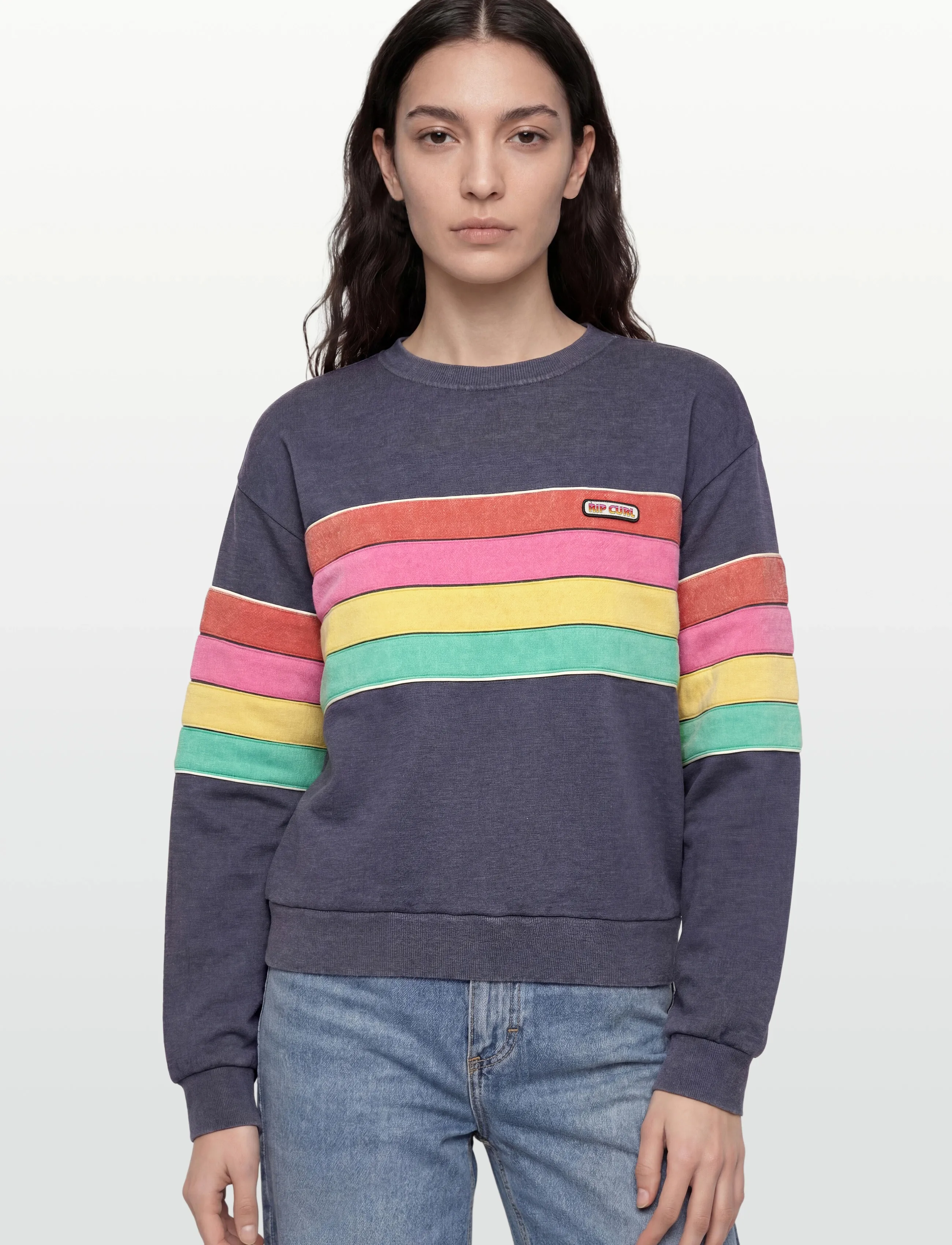 Rip Curl - SURF REVIVAL RELAXED CREW - oberteile - dark navy - 3