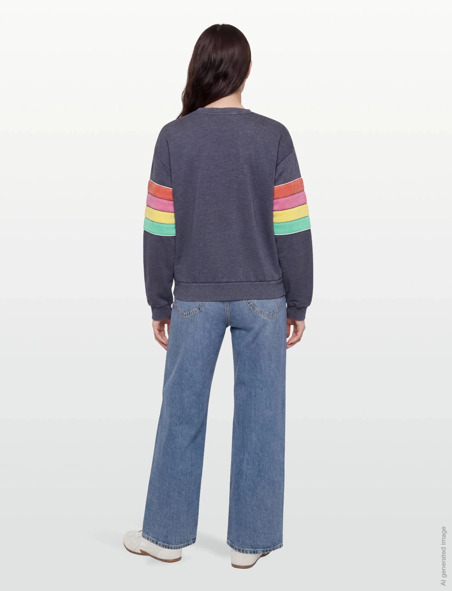 Rip Curl - SURF REVIVAL RELAXED CREW - oberteile - dark navy - 4