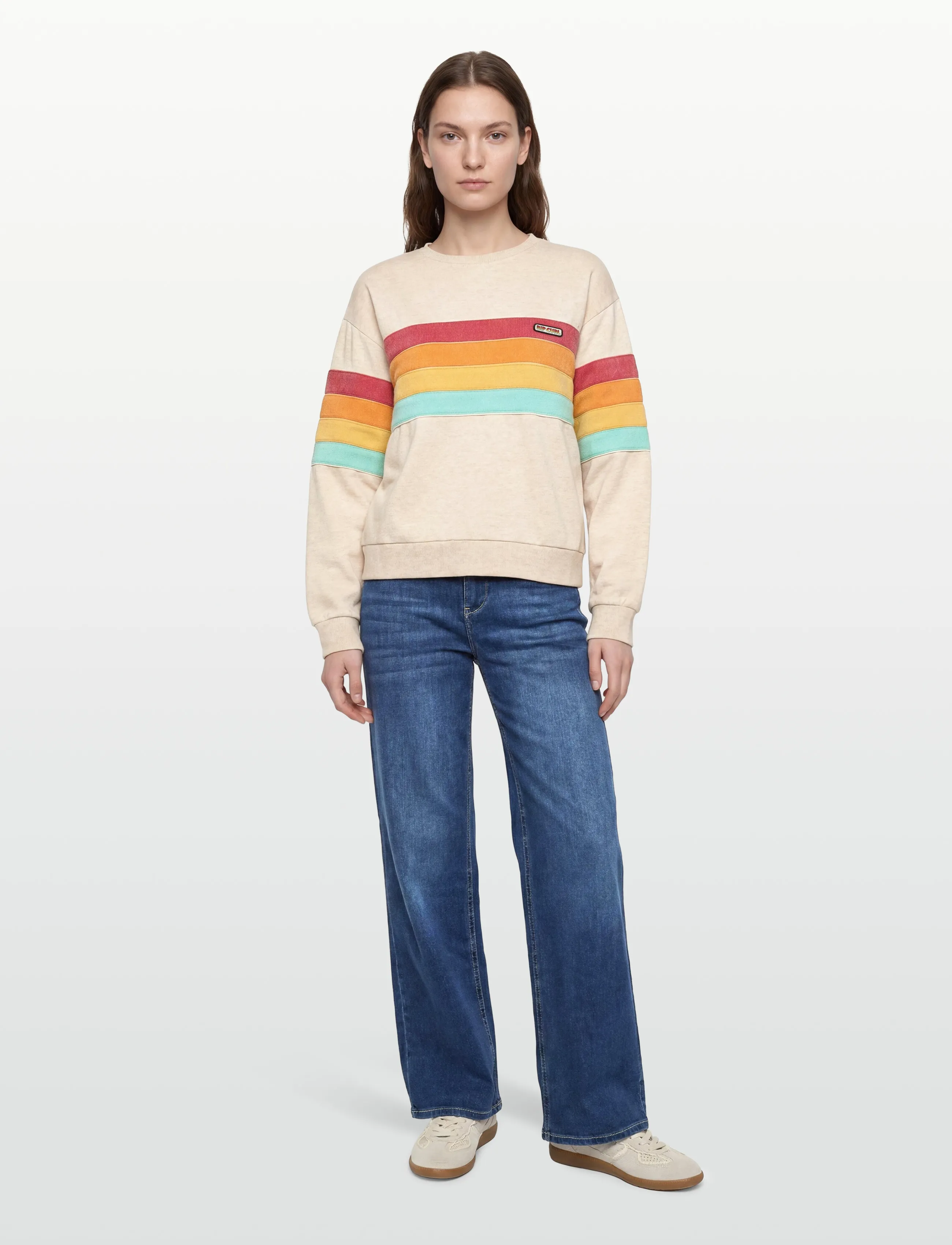 Rip Curl - SURF REVIVAL RELAXED CREW - tops - oatmeal - 0