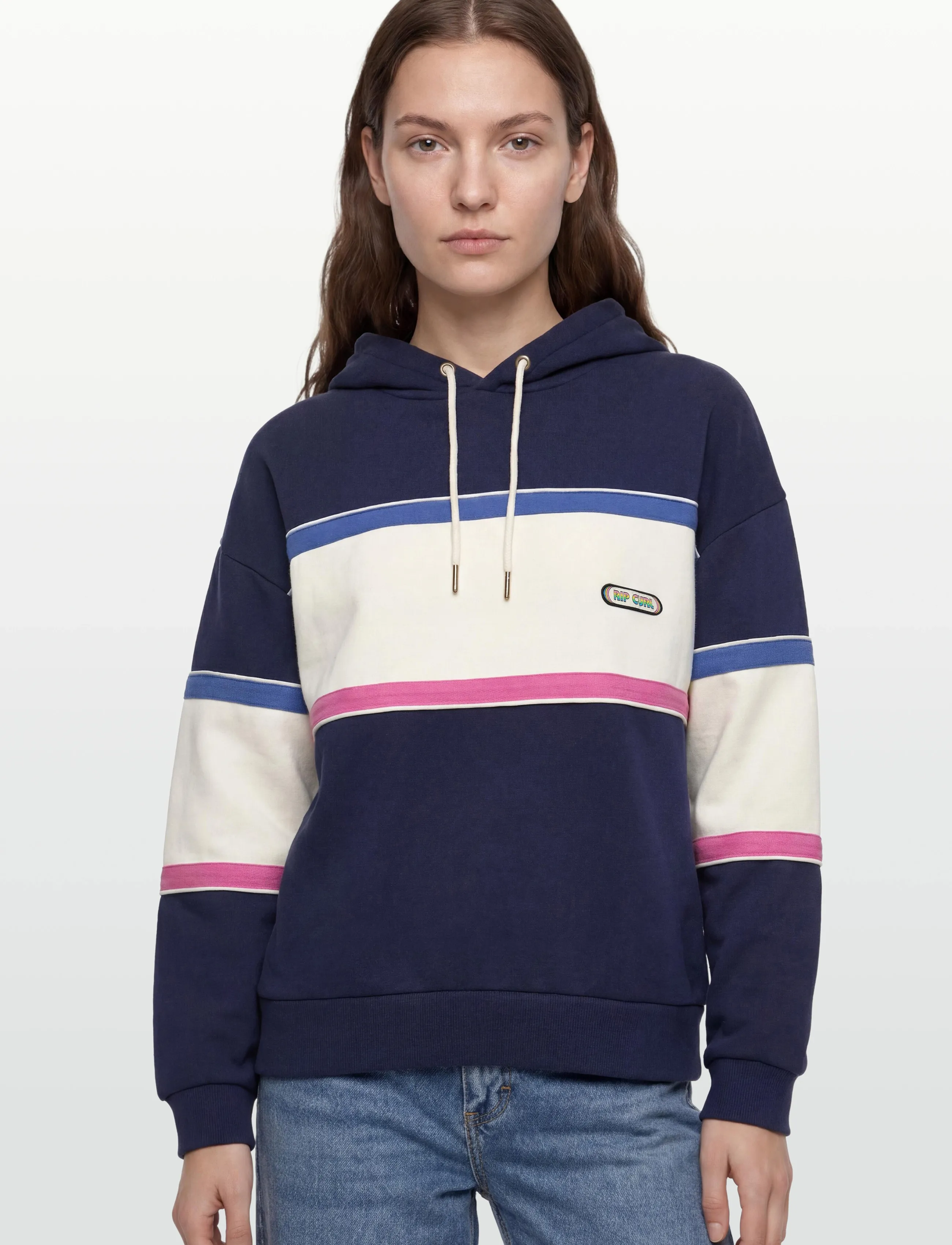 Rip Curl - SURF SIDE HERITAGE HOOD - sporta džemperi un džemperi ar kapuci - dark navy - 3