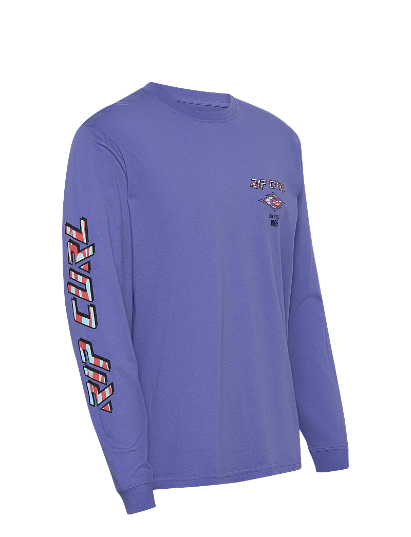 Rip Curl - FADE OUT ICON L/S TEE - overdele - blue haze - 2