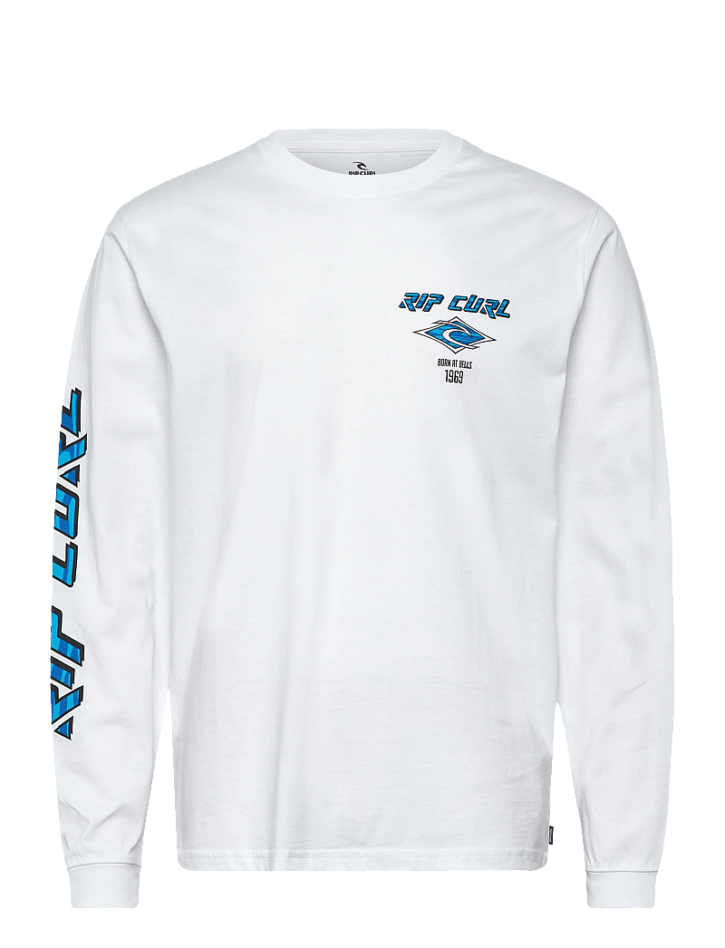Rip Curl - FADE OUT ICON L/S TEE - Överdelar - white - 0